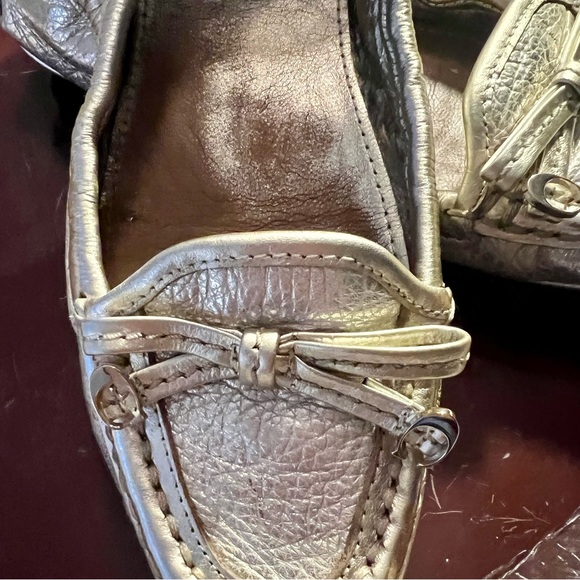 Metallic Coach Isabelle leather flats (5) - Picture 7 of 12